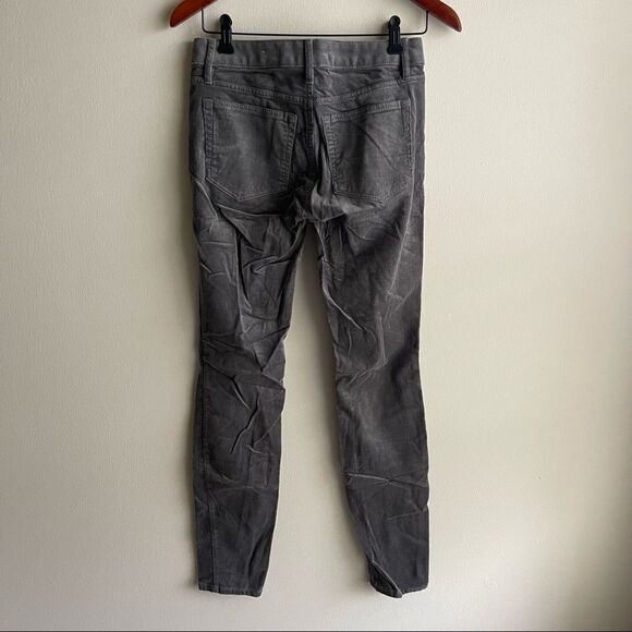 LOFT Gray Velvet Curvy Skinny Jeans - Picture 3 of 5